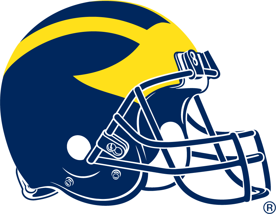 Michigan Wolverines 1975-1993 Helmet Logo t shirts iron on transfers